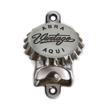 Imagem de Abridor Garrafa De Cerveja Tampa Vintage Várias Cores Metal Zamac Deco