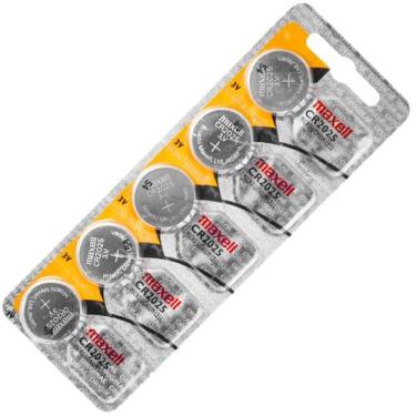 Imagem de Cartela de Bateria CR2025 3v MAXELL c/5 unidades - Importado