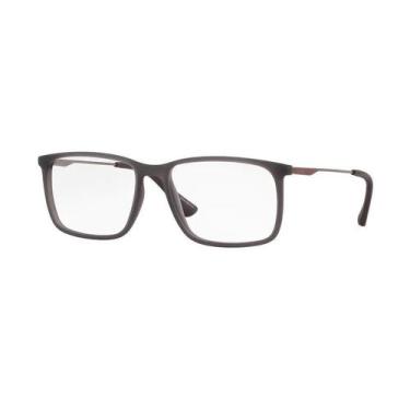 Imagem de Óculos de Grau Masculino Platini 3157 H012 55 Acetato Cinza