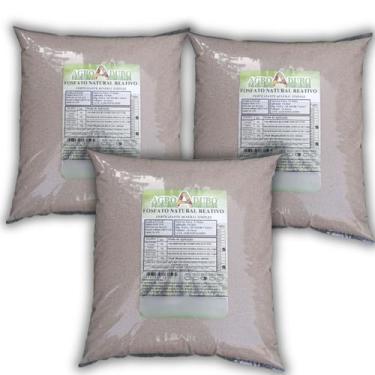Imagem de Fosfato natural reativo 15kg Rica Fonte de Fosforo - Pó de Rocha - AGR