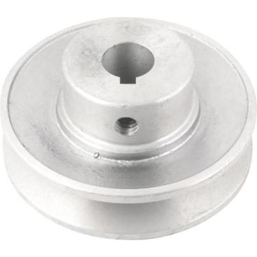 Imagem de Polia Alumínio 1 Canal Perfil A 80mm com Furo 5/8" - Vonder