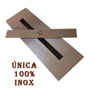 Imagem de Queimador Para Lareira Ecológica 45 cm 100% em Aço Inox Alcool Etanol