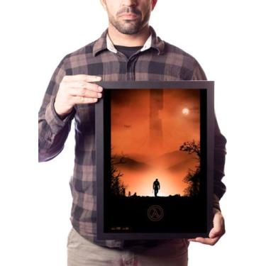 Imagem de Poster Com Moldura A3 Arte Minimalista Half Life 2 - Fanarte