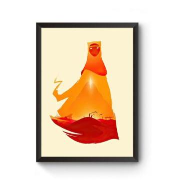 Imagem de Poster Moldurado Game Journey Quadro - Fanarte