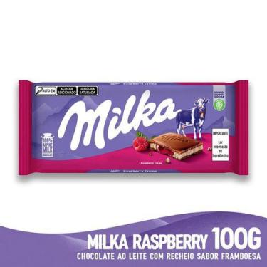 Imagem de Chocolate Raspberry Cream MILKA 100g