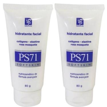 Imagem de HIDRATANTE FACIAL COLAGENO ROSA MOSQUETA  PS71  80gr NATUFLORES KIT 2U