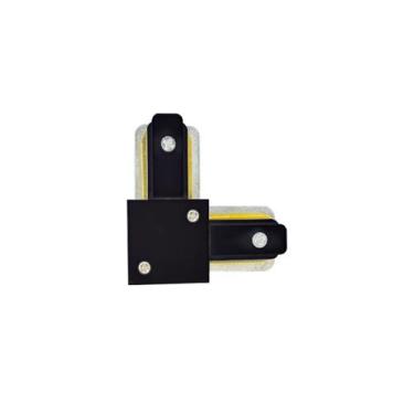 Imagem de Conector Emenda para Trilho 90º Preto Super - Delis