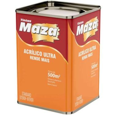 Imagem de Tinta Acrilica Fosca Maza Ultra 18L, Nanquim