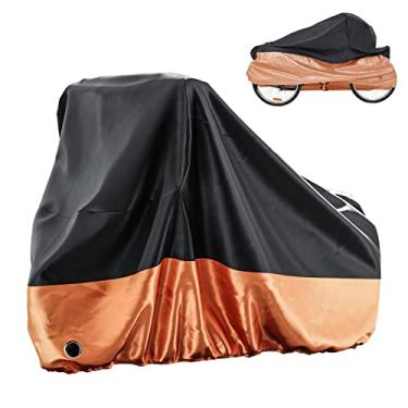 Imagem de MOONCOOL Capa De Triciclo Adulto, Capa De Bicicleta De 3 Rodas Para Armazenamento Ao Ar Livre À Prova D'Água, À Prova De Poeira E Vento Para Bicicletas