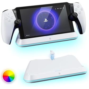 Imagem de Base Carregamento Controle PS5 Suporte Ps Portal, Play~station 5 Acessorios Portátil com Cabo Tipo C