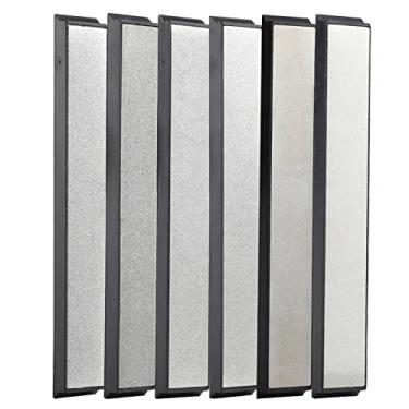 Imagem de Conjunto de Pedra de Amolar de Diamante para Facas de Brilho - Grãos Profissionais de 3 Peças para Manutenção de Lâmina de Precisão - Ideal para Uso Em Cozinha, Ao Ar Livre e