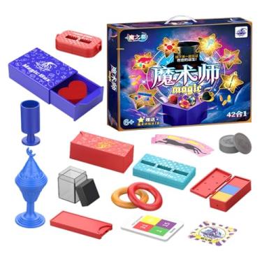 Imagem de Adereços fáceis de truque de mágica, kit de mágica para iniciantes - Acessórios mágicos fáceis de jogar,Adereços mágicos de palco e rua, adereços mágicos fáceis de jogar, truque de mágica de close-up