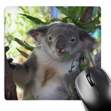 Imagem de 3dRose Mouse pad LLC 20 x 20 x 0,63 cm fofo comendo coala Eucalipto Queensland Australia (mp_22800_1)