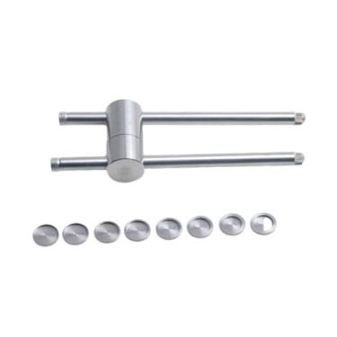 Imagem de Pegciuho Compressor de ferramenta de prensa de ponta de taco de piscina, fácil de usar, resistente, 10,3 mm/13,8 mm, ferramenta de pressão para reparo,