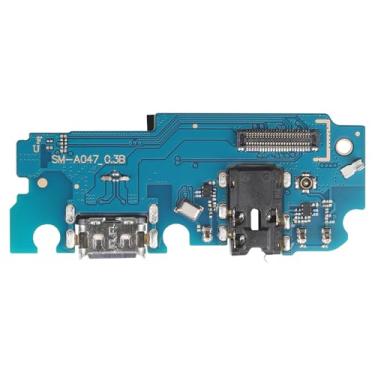 Imagem de BESJMYT Para Samsung Galaxy A04s Porta de carregamento de substituição USB Dock Tipo-C Conector Flex Cable Board com entrada de microfone Fone de ouvido Porta de microfone Reparação para SM-A047F