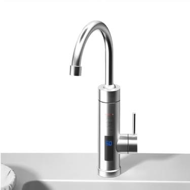 Imagem de Torneira Monocomando Elétrica Misturador Água Quente e Fria 220v para Cozinha Bancada Gourmet