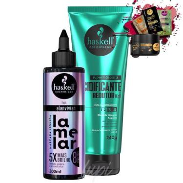 Imagem de Kit Másc Líquida Lamelar 200ml Supermásc Acidificante 240gr - Haskell