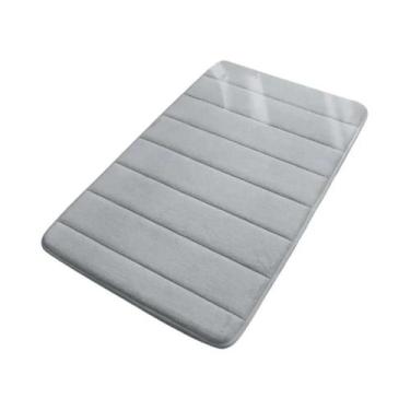 Imagem de Tapete de Banho Antiderrapante com Design de Paralelepípedos - Espuma 