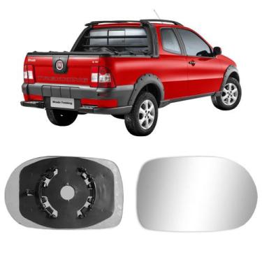 Imagem de Lente Base Espelho Retrovisor Fiat Strada 2011 Lado Direito - sofistic