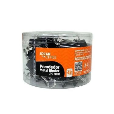 Imagem de Prendedor de metal binder 25mm caixa com 48 unidades - Jocar Office