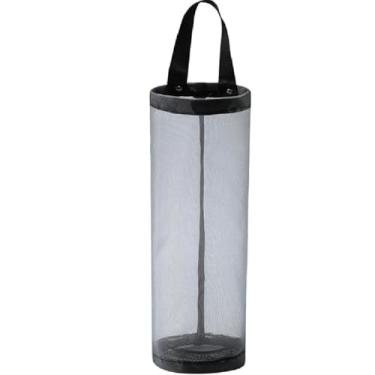 Imagem de Puxa Saco Organizador Porta Sacolas Plásticas De Cozinha (Cinza)