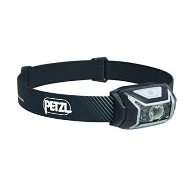 Imagem de Petzl Lanterna de cabeça ACTIK CORE – Luz potente e recarregável de 600 lúmens com iluminação vermelha para caminhadas, escalada e acampamento – Cinza