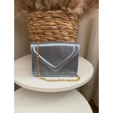 Imagem de Bolsa Feminina Carnaval Bag Mini Transversal Alça De Corrente Bolsa Fe