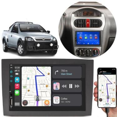 Imagem de Kit Multimidia Chevrolet Montana 2002 a 2012 Mp5 7 Pol Android Auto Ca