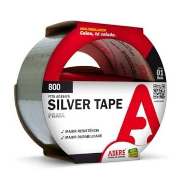 Imagem de Fita Adere Adesiva Silver Tape Cinza 45mm 25m