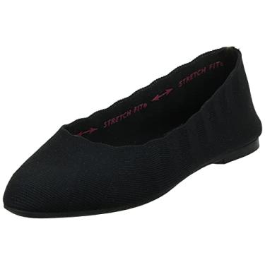 Imagem de Skechers Sapatilha feminina Skechers Cleo Bewitch Ballet, Preto, 6 Wide
