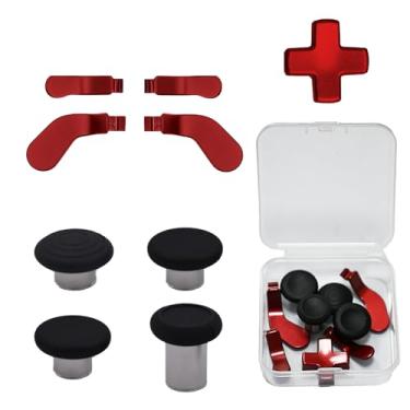 Imagem de 9 in 1 Elite Control Paddles for Xbox Elite 2 Core, Thumbsticks for Elite Series 2 Core Controllers, D-Pads Replacement for Xbox Elite 2 Core Controller (Red)