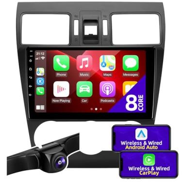 Imagem de CGOGC Forester Impreza WRX 2013-2015 Atualização de rádio compatível com Carplay sem fio Android Auto 8 Core Touchscreen Car Android Stereo Bluetooth GPS WiFi AM/FM Unidade de cabeça de
