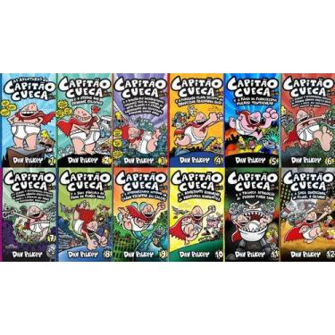 Imagem de Capitão Cueca Do Volume 1 Ao 12 - Dav Pilkey - COMPANHIA DAS LETRAS