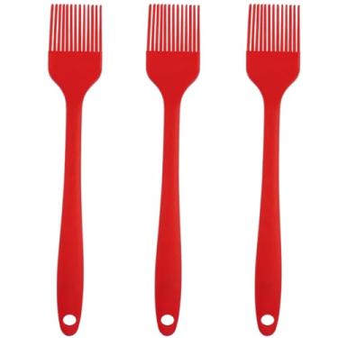 Imagem de Pincel Culinario de Silicone Vermelho | 03 Un