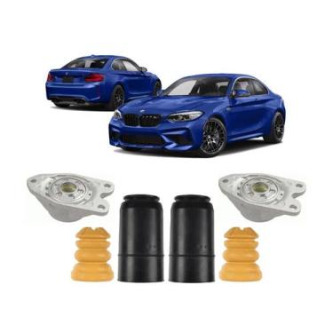 Imagem de Kit Coxim Batente Coifa Traseiro Bmw M2 2017 2018 2019 2020 - QualyKit