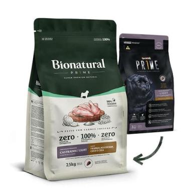 Imagem de Ração Bionatural Prime Light Para Cães Castrados 10,1KG