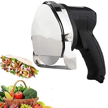 Imagem de Máquina, faca de kebab elétrica de aço inoxidável, cortador de kebab profissional, cortador de kebab, espessura ajustável, corte rápido, para restaurantes, cafeterias, casas, B