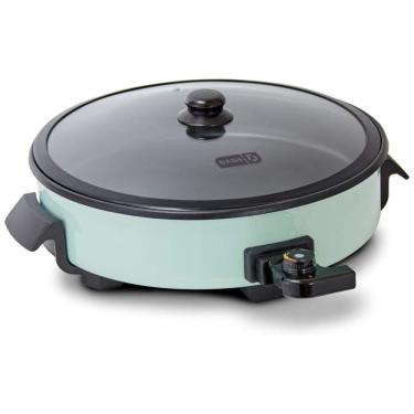 Imagem de Frigideira Elétrica Antiaderente, Capacidade 4,8L, 1440W 110V, DASH DRG214AQ, Verde Água