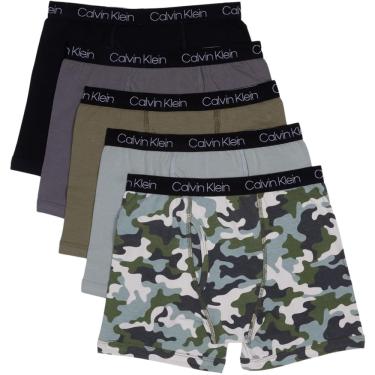 Imagem de Cuecas boxer Calvin Klein Boys Little Modern Cotton, pacote com 5