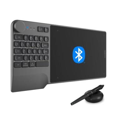 Imagem de Tablet de desenho sem fio HUION Inspiroy Keydial KD200 Bluetooth