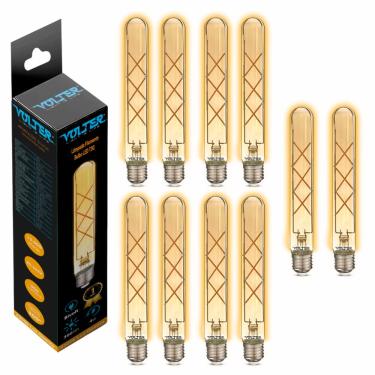 Imagem de Kit 40 Lâmpadas Filamento Retrô Vintage Led T30 E27 4w Volter