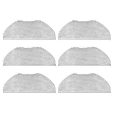 Imagem de HUAYUWA Kit de acessórios de aspirador de pó compatível com Rowenta X-plorer Series 95 RG7987WH/RG7975WH, acessórios de peças de reposição para aspirador de pó robô (6 panos de limpeza de panos de