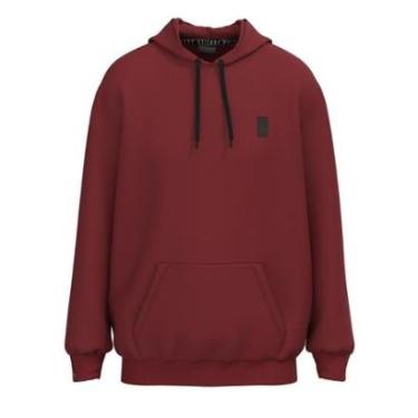 Imagem de Moletom Canguru Freesurf Deep Bordo-Masculino
