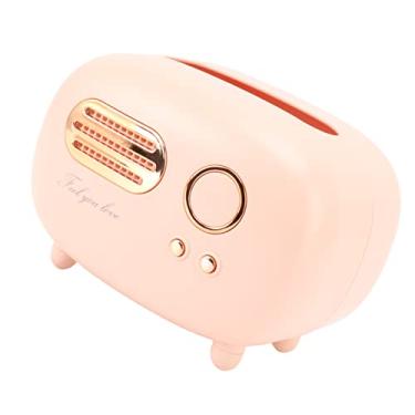 Imagem de Caixa de Lenço de Loda de Rádio Vintage - Suporte de Lenço de Lenço de Loda de Rádio Retro Multifuncional para Banheiro, Sala de Estar, Quarto, Mesa de Cabeceira, Mesa/mesa (Verde) (Vermelho) (Rosa)
