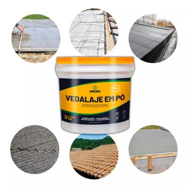 Imagem de Vedalaje em Pó Impermeabilizante para Aplicação em Lajes Expostas com Rendimento Otimizado e Fácil Aplicação