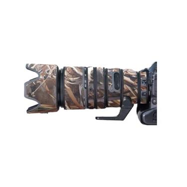 Imagem de Capa de lente para Nikon Z 100-400 mm F/4.5-5.6 VR S capa de proteção de lente de câmera camuflagem (cor #camuflagem de grama murcha - à prova d'água) capa de chuva