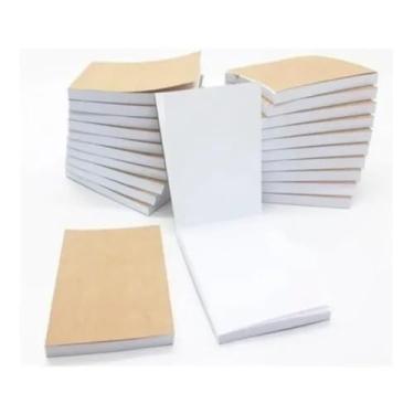 Imagem de 10 Blocos 100 Folhas 10 X 7 Bloquinho De Rascunho P/Comanda