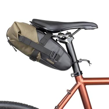 Imagem de GORIX Bolsa para selim de bicicleta, impermeável, expansível, tipo 3L, durável, leve, para bicicleta de montanha, ciclismo, assento traseiro (DeviDoki)