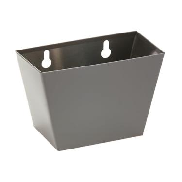 Imagem de Luwanburg Captador de tampa de garrafa prata montado na parede balde superior de garrafa de cerveja aço inoxidável 12,7 cm