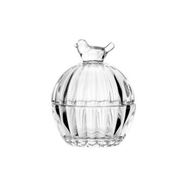 Imagem de POTICHE DE CRISTAL Wolff Decorada Bomboniere Baleiro Porta, Tranparent